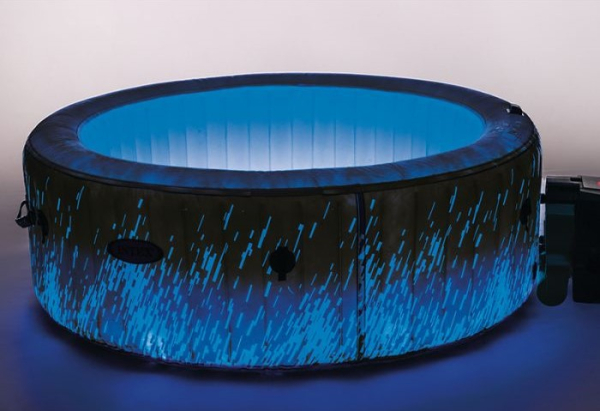 Intex Whirlpool PureSpa Glow Deluxe 4 Personen LED Multicolor